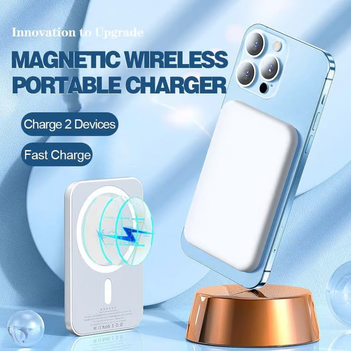 Super Fast Wireless Magnetic Power Bank (10000 mAh Battery)