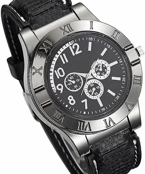 New Military USB Lighter Watch Men's